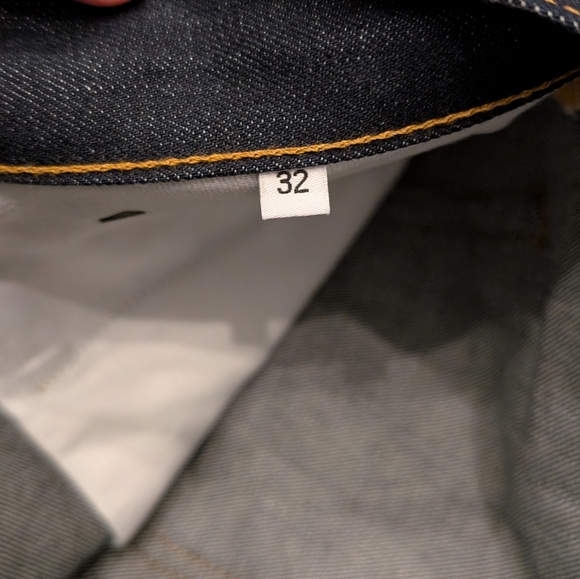 LNWOT Gustin #7 The Regular Selvedge Denim Slim Leg Jeans Men's Size 32 - Picture 5 of 8